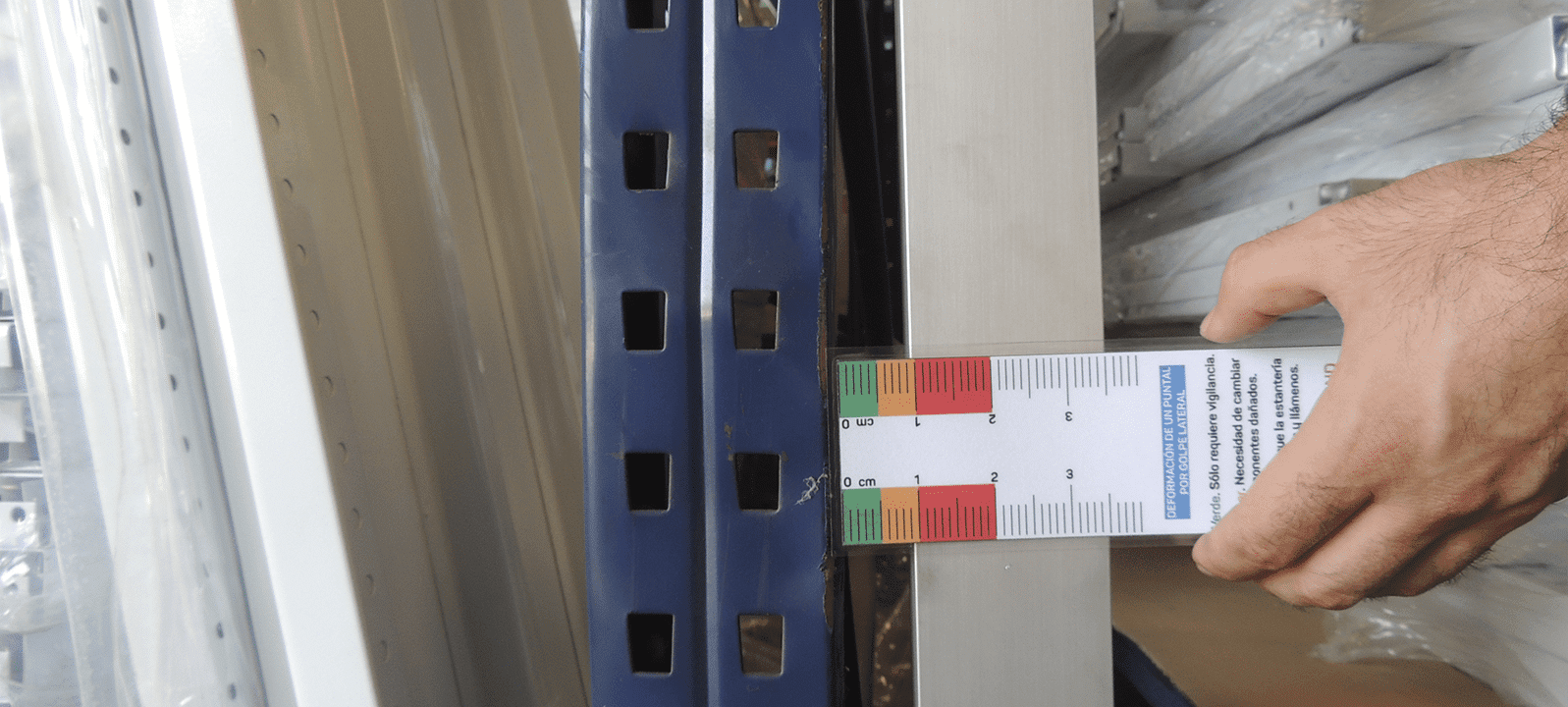 Inspección técnica de estanterías